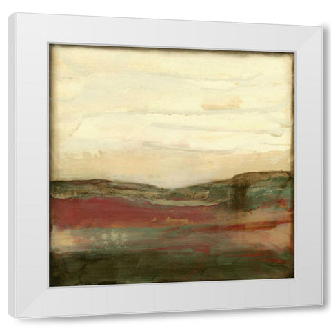 Horizon III White Modern Wood Framed Art Print by Goldberger, Jennifer