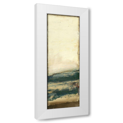 Horizon VI White Modern Wood Framed Art Print by Goldberger, Jennifer