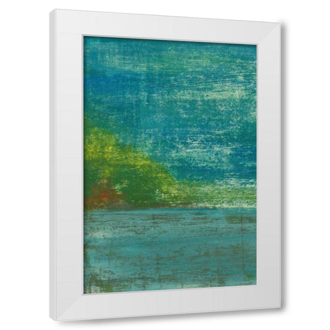 Eventide I White Modern Wood Framed Art Print by Holland, Julie