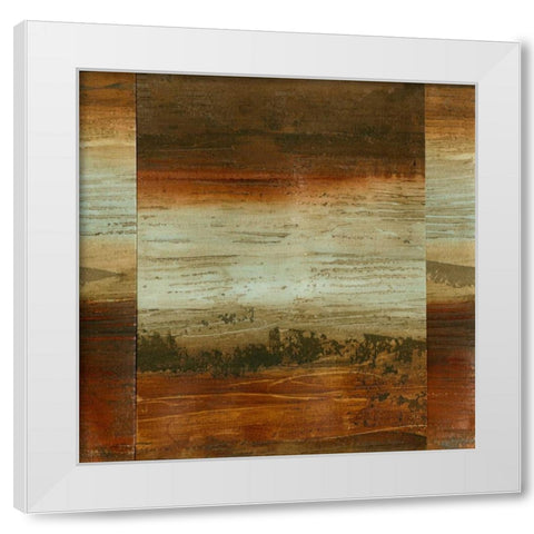 Distant Horizon II White Modern Wood Framed Art Print by Harper, Ethan