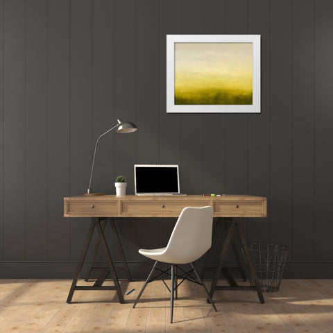 Low Country I White Modern Wood Framed Art Print by Gordon, Sharon