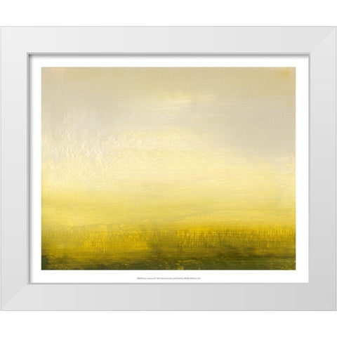 Low Country II White Modern Wood Framed Art Print by Gordon, Sharon