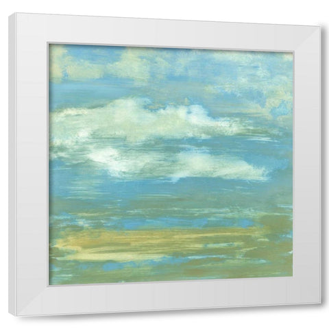 Cloud Striations II White Modern Wood Framed Art Print by Goldberger, Jennifer