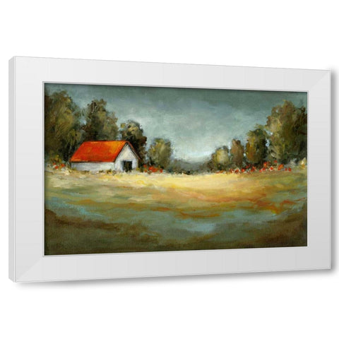Forgotten Memories White Modern Wood Framed Art Print by Long, Christina