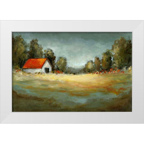 Forgotten Memories White Modern Wood Framed Art Print by Long, Christina