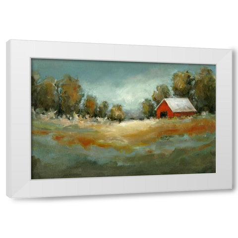Waiting for the Rain White Modern Wood Framed Art Print by Long, Christina
