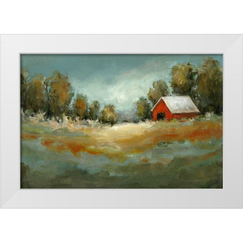 Waiting for the Rain White Modern Wood Framed Art Print by Long, Christina