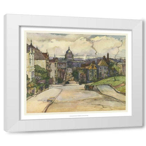 European Sketchbook I White Modern Wood Framed Art Print by Abdy, Rowena Meeks