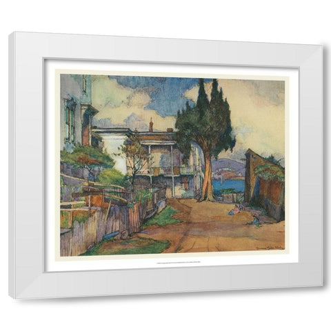 European Sketchbook III White Modern Wood Framed Art Print by Abdy, Rowena Meeks