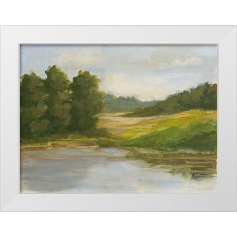Spring Light IV White Modern Wood Framed Art Print by Harper, Ethan