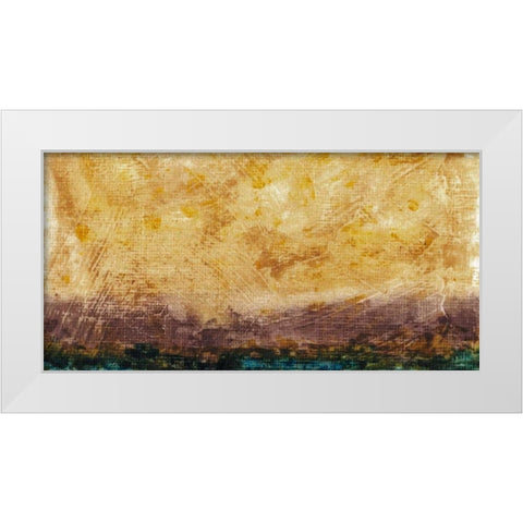Longview II White Modern Wood Framed Art Print by Stramel, Renee W.