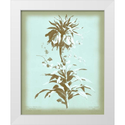 Dussurgey Imperiale on Blue White Modern Wood Framed Art Print by Dussurgey, Chabal