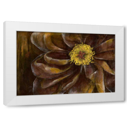 Floral Illusion II White Modern Wood Framed Art Print by Goldberger, Jennifer