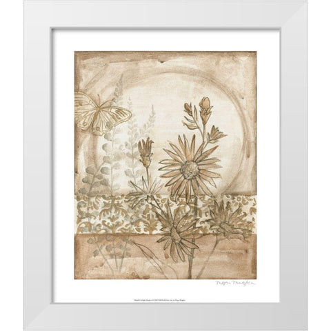 Twilight Meadow II White Modern Wood Framed Art Print by Meagher, Megan