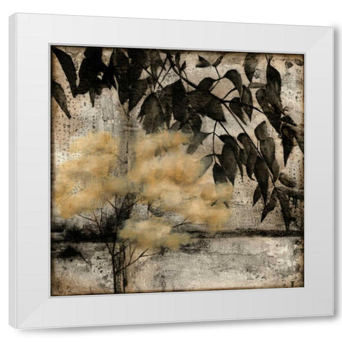 Natures Breath II White Modern Wood Framed Art Print by Goldberger, Jennifer