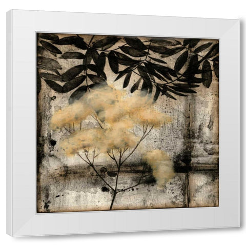 Natures Breath III White Modern Wood Framed Art Print by Goldberger, Jennifer