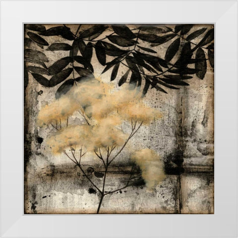 Natures Breath III White Modern Wood Framed Art Print by Goldberger, Jennifer