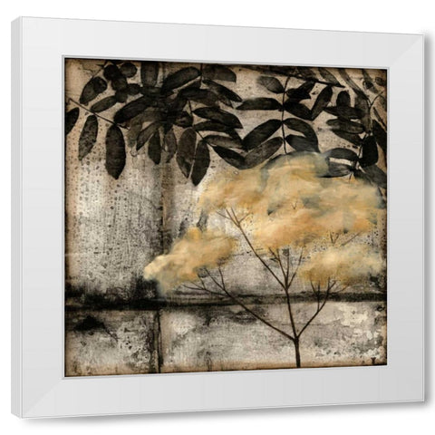 Natures Breath IV White Modern Wood Framed Art Print by Goldberger, Jennifer