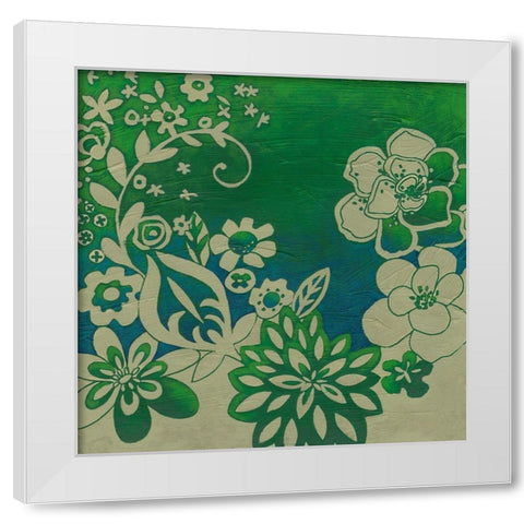 Kyoto Garden I White Modern Wood Framed Art Print by Zarris, Chariklia