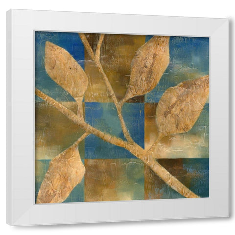 Burnished Branch IV White Modern Wood Framed Art Print by Zarris, Chariklia