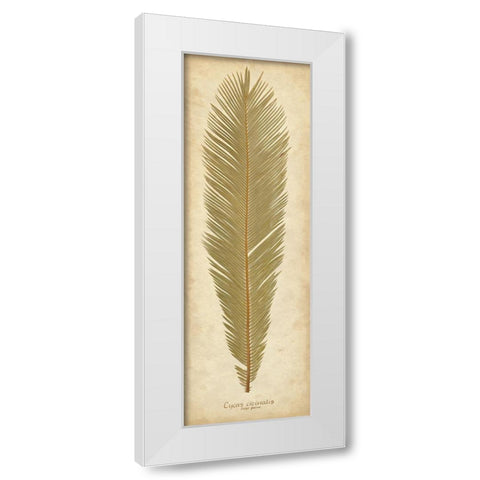 Sago Palm II White Modern Wood Framed Art Print by Davis, Becky