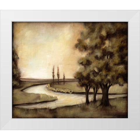 Waterside Revelry II White Modern Wood Framed Art Print by Goldberger, Jennifer