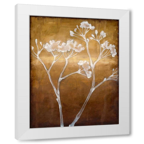 Sunset Silhouette I White Modern Wood Framed Art Print by Goldberger, Jennifer