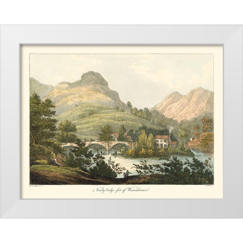 English Countryside III White Modern Wood Framed Art Print by Wilkenson, Joseph