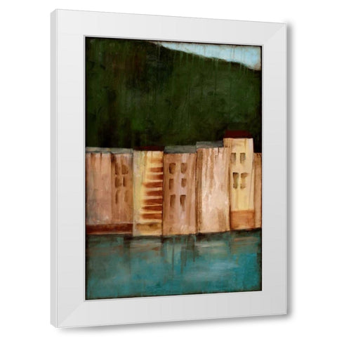 Coastal Villa II White Modern Wood Framed Art Print by Goldberger, Jennifer