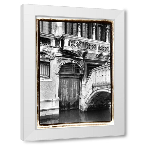 Venetian Doorway White Modern Wood Framed Art Print by DeNardo, Laura