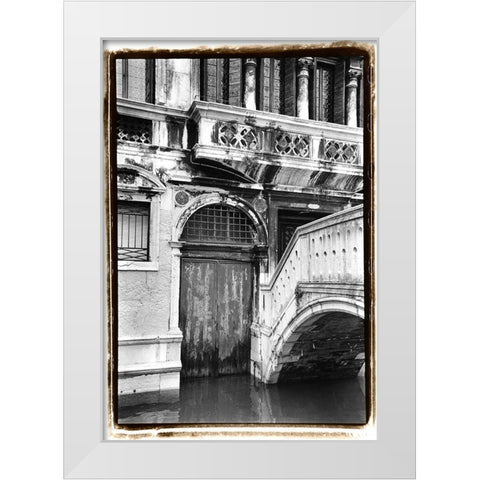 Venetian Doorway White Modern Wood Framed Art Print by DeNardo, Laura