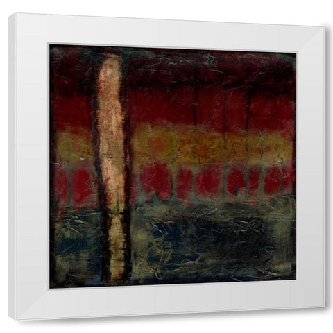 Moonlit Forest IV White Modern Wood Framed Art Print by Goldberger, Jennifer