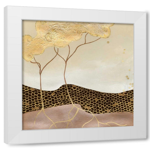 Halcyon I White Modern Wood Framed Art Print by Vess, June Erica