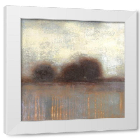 Haze I White Modern Wood Framed Art Print by Wyatt Jr., Norman