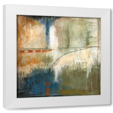 Maritime Vision III White Modern Wood Framed Art Print by Goldberger, Jennifer