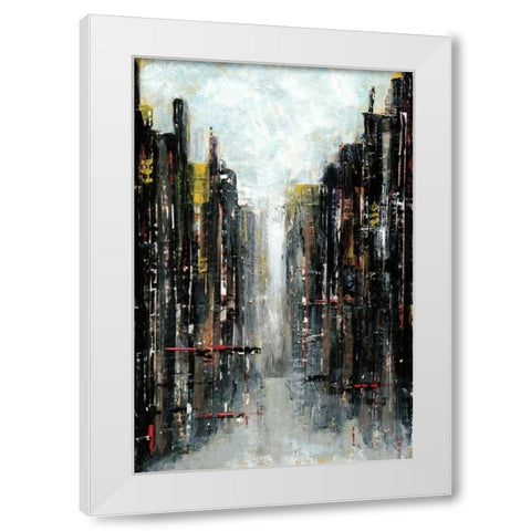 Gotham I White Modern Wood Framed Art Print by Fagalde, Jarman