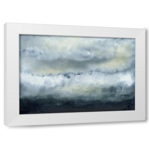 Clouds V White Modern Wood Framed Art Print by Gordon, Sharon