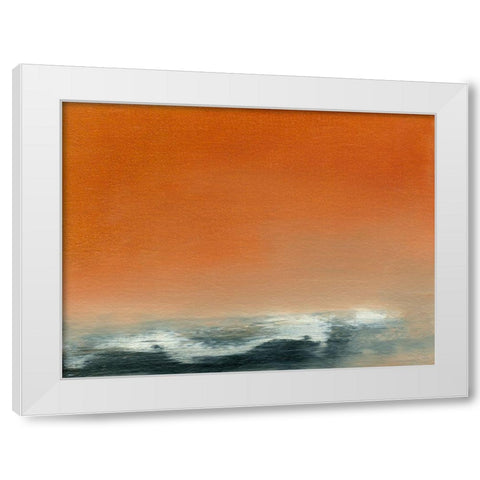 Rise VIII White Modern Wood Framed Art Print by Gordon, Sharon