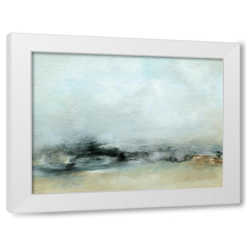 Rise VII White Modern Wood Framed Art Print by Gordon, Sharon