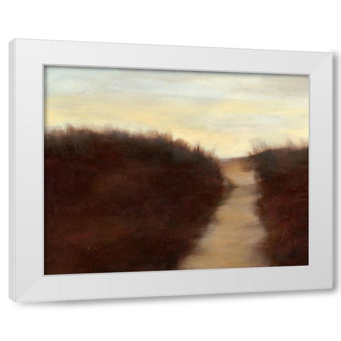 Sunrise Stroll III White Modern Wood Framed Art Print by Goldberger, Jennifer