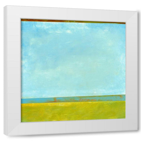 Paths XIII White Modern Wood Framed Art Print by Gordon, Sharon