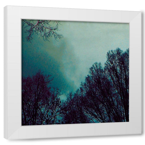 Nocturne I White Modern Wood Framed Art Print by Ludwig, Alicia