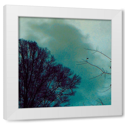 Nocturne II White Modern Wood Framed Art Print by Ludwig, Alicia
