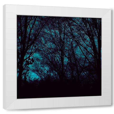 Nocturne III White Modern Wood Framed Art Print by Ludwig, Alicia