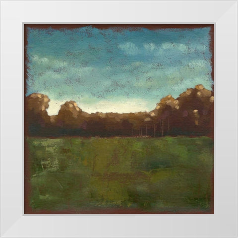 Rural Retreat II White Modern Wood Framed Art Print by Zarris, Chariklia