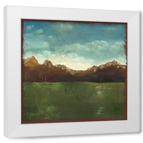 Rural Retreat III White Modern Wood Framed Art Print by Zarris, Chariklia