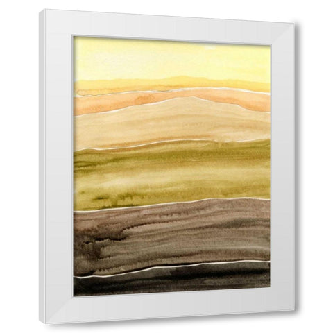 Sun Dance I White Modern Wood Framed Art Print by Ludwig, Alicia