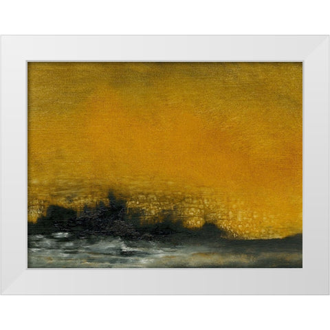 Dusk VII White Modern Wood Framed Art Print by Gordon, Sharon