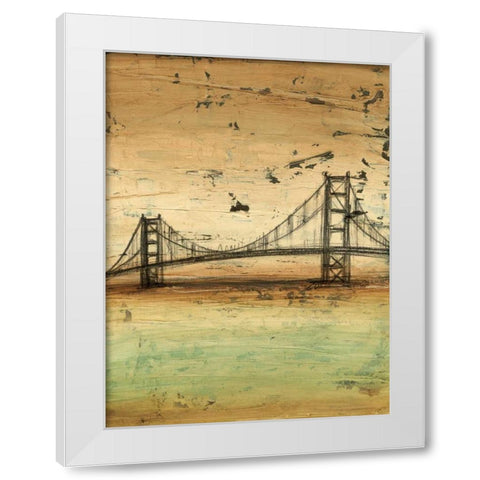 Traverse II White Modern Wood Framed Art Print by Harper, Ethan