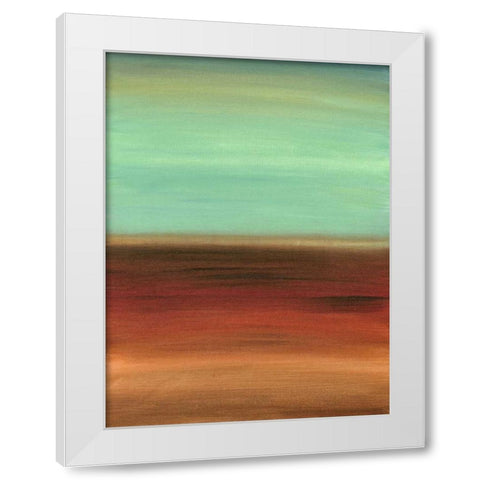 Geologic Sequence I White Modern Wood Framed Art Print by Harper, Ethan